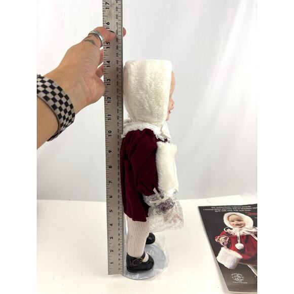 VTG Ashton Drake Jennifer Porcelain Doll by Yolanda Bello 1980s Perfect Babies - Picture 10 of 16